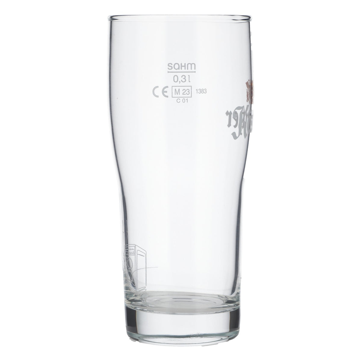 Köstritzer Beer Glass Mug Tumbler 0,3 l Guitar Engraving Brewhouse Sahm – Widok 3