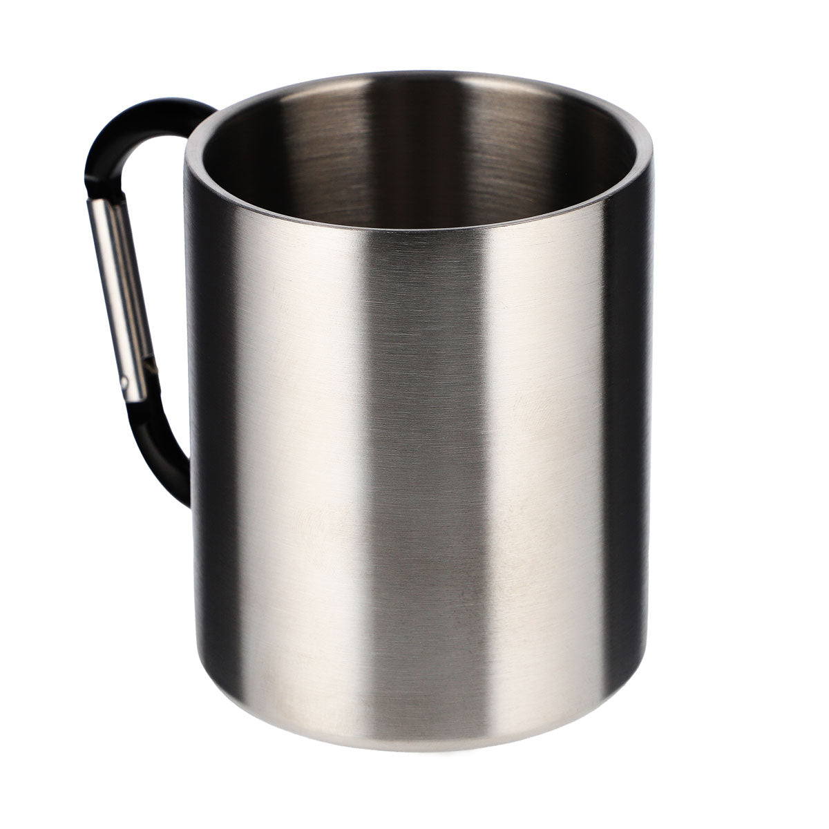 Köstritzer Beer Glass Stainless Steel Mug / Coffee Mug / Cup with Carabiner Handle – Widok 5