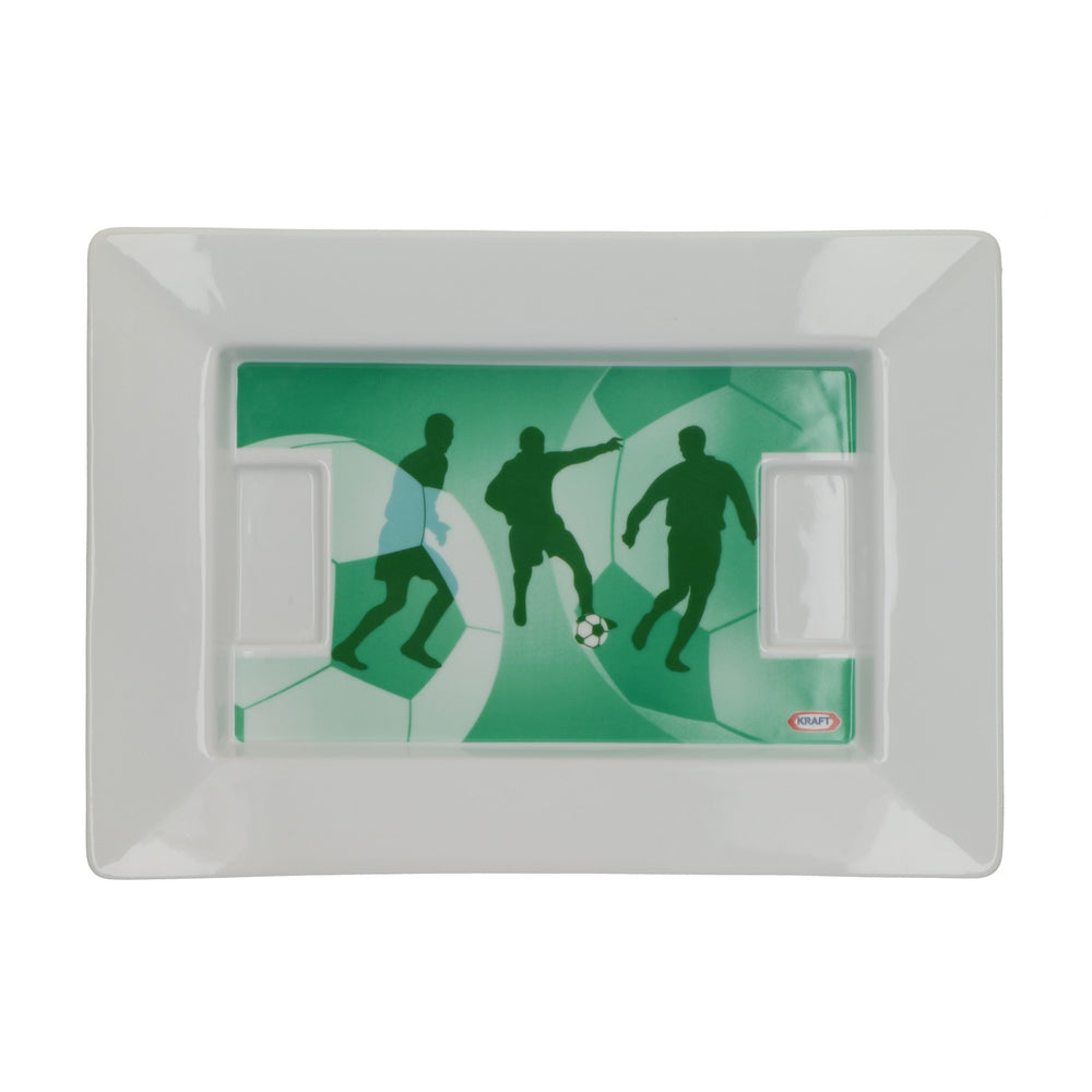 Kraft Lebensmittel Porcelana Olimpijska półmisek „Piłkarz” masywny