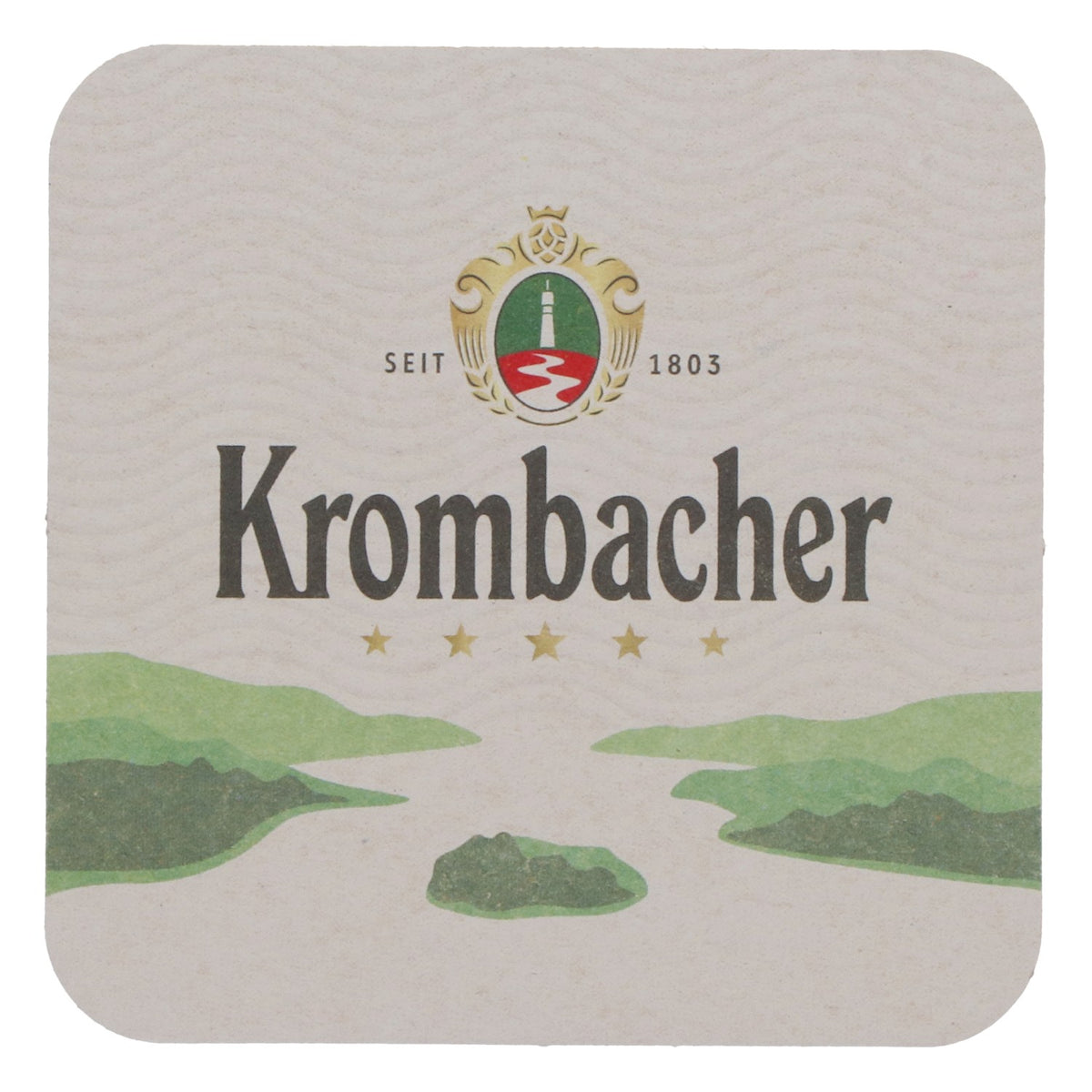 Podkładka pod piwo Krombacher „Lillet Wild Berry” – nowość – papierowa, biała – Widok 3