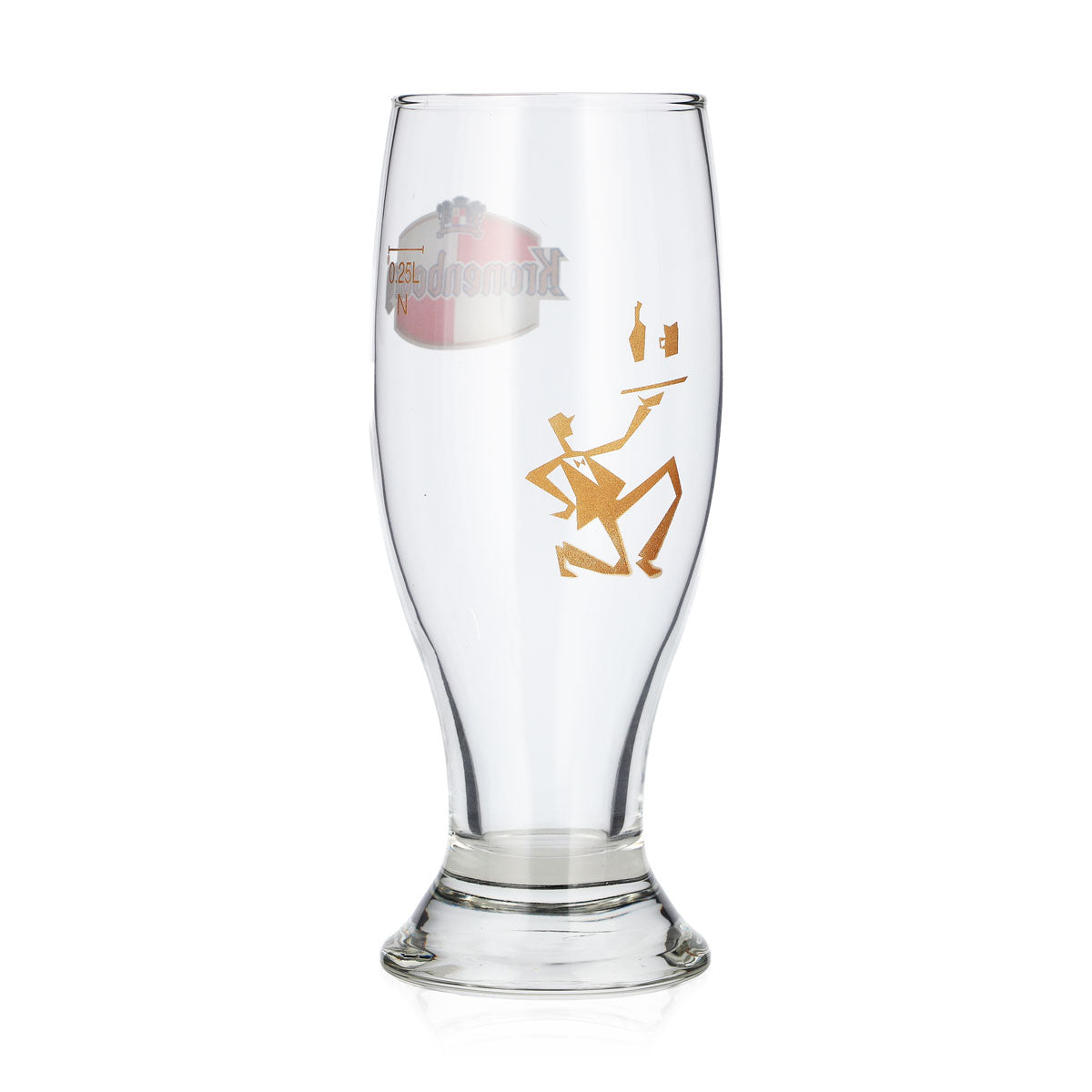 Kronenbourg 1664 – szklanka do piwa 0,25 l, kubek z logo kelnera, szklanka do piwa Willibecher, kufel – Widok 3