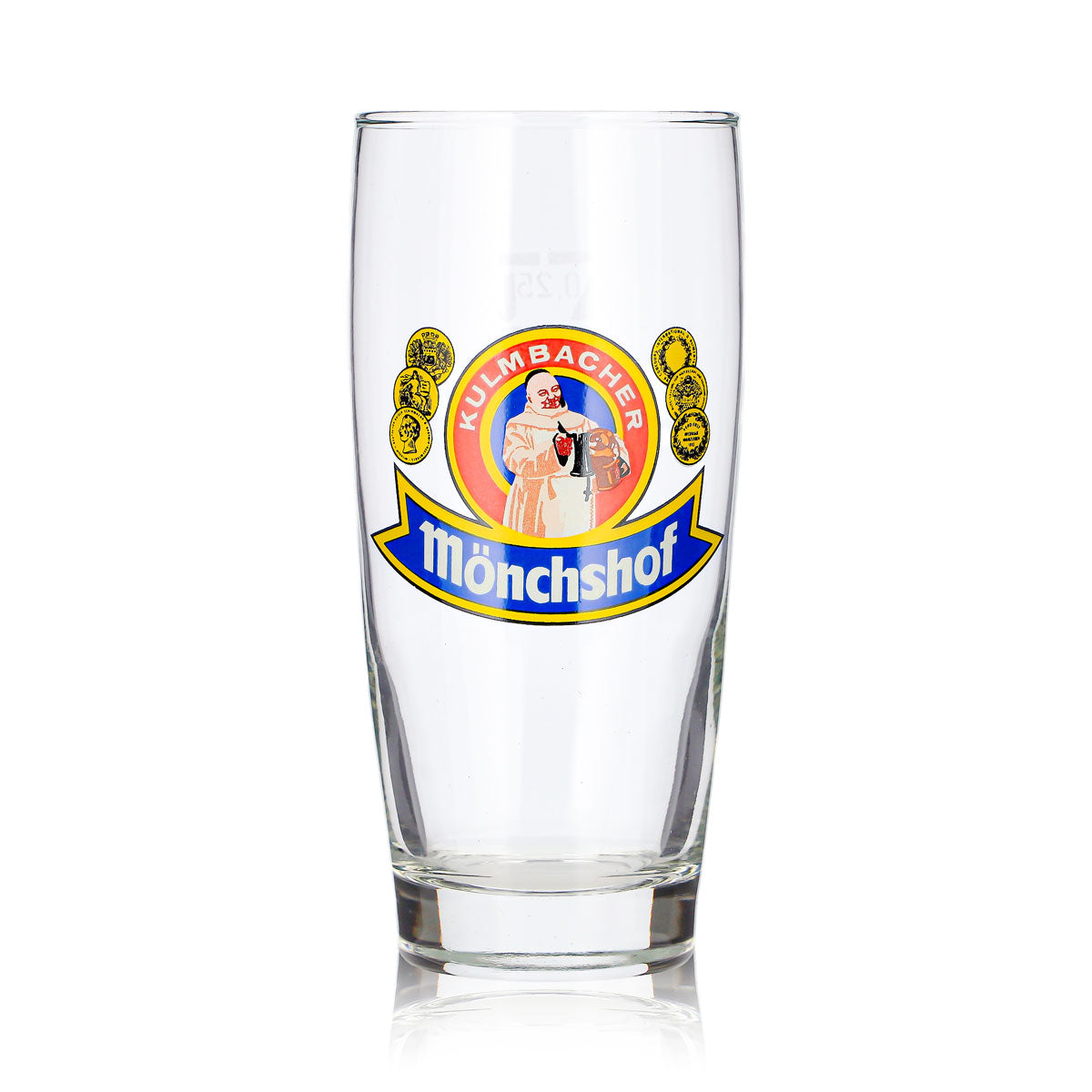 Szklanka do piwa Kulmbacher Reichelbräu 0,25 l, kubek Willi, Mönchshof – Widok 2