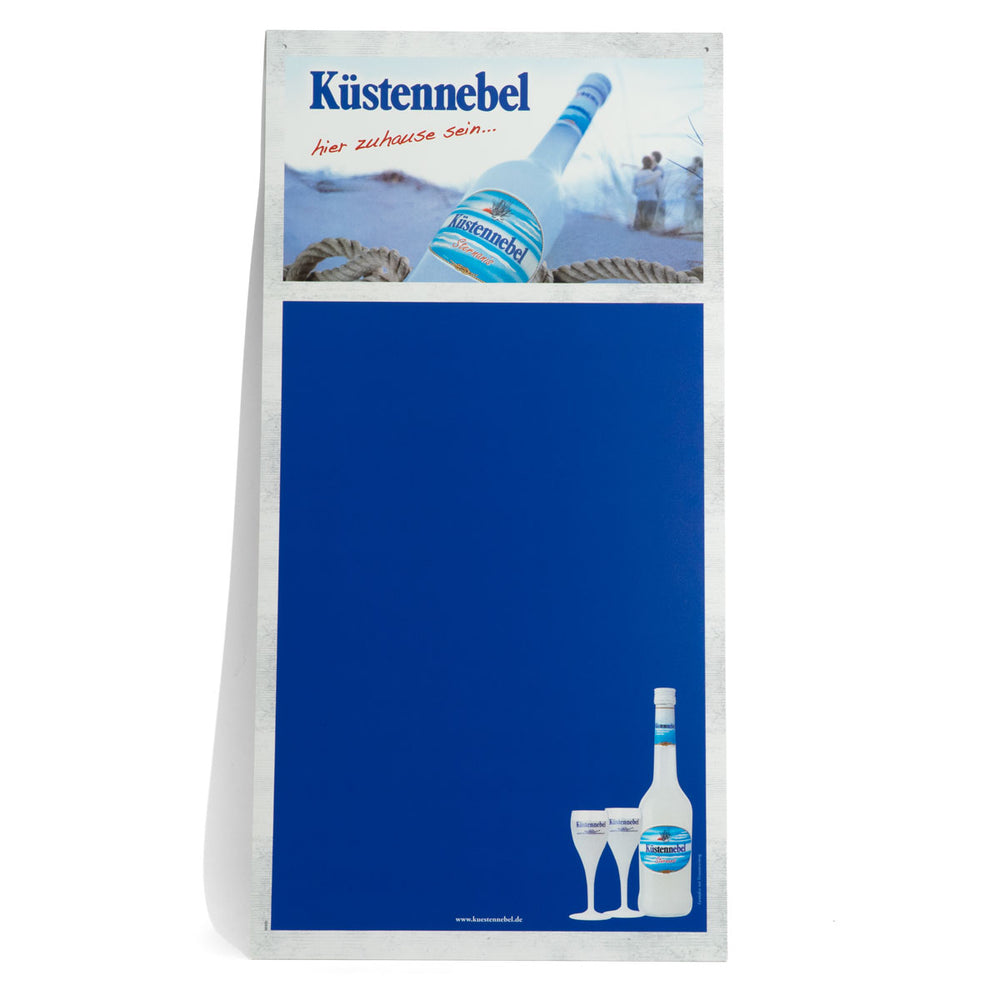 Mgła nad morzem Tablica kredowa Menu Napoje Tablica reklamowa 40x80 cm Tablica ścienna