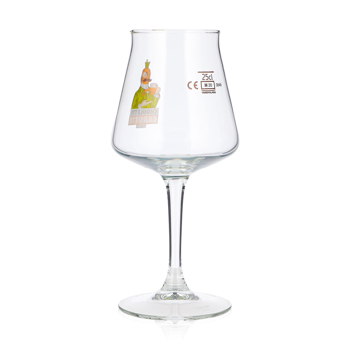 Szklanka do piwa La Choulette 0,25 l, w kształcie tulipana, Choulette Carotte, szklanka degustacyjna do piwa – Widok 3