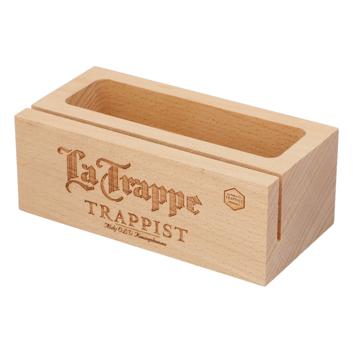 La Trappe Piwo Stojak stołowy Uchwyt na karty Tabela cenowa Prawdziwe drewno – Widok 4