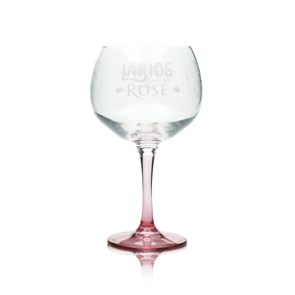 Larios Rose Gin Glass 0,4l Balloon Glass Różowe kieliszki do koktajli Copa Longdrink Tonic