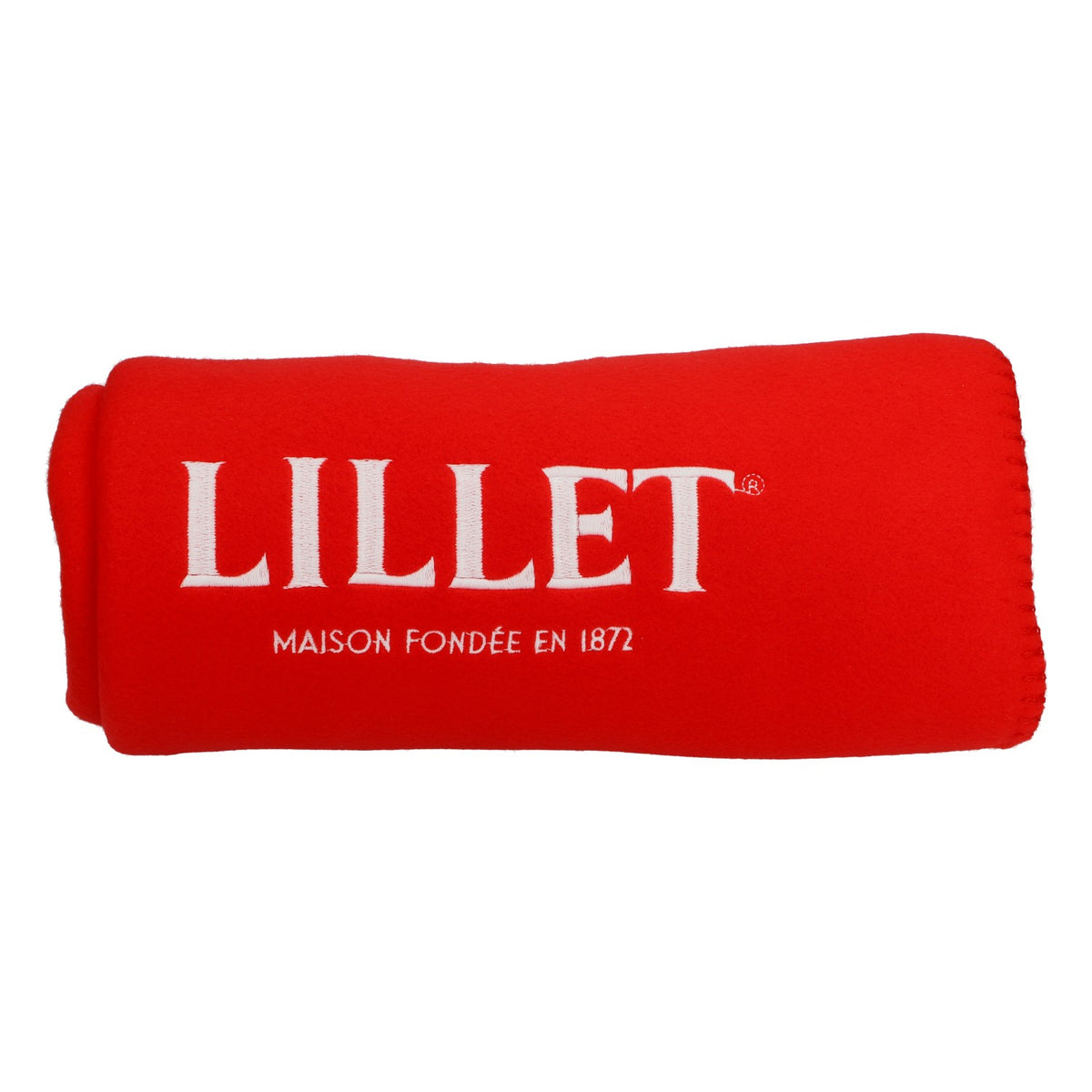 Lillet Aperitif Koc polarowy Koc przytulny Koc plażowy Koc Fließ czerwony – Widok 3