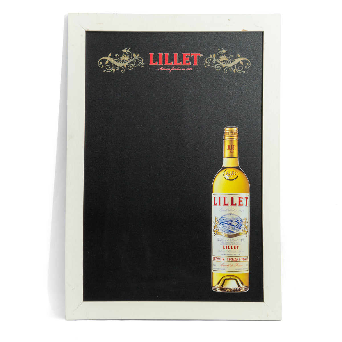 Tablica kredowa Lillet Tablica reklamowa Tablica gastronomiczna 60x42 cm Menu Napoje Karta dań Bar