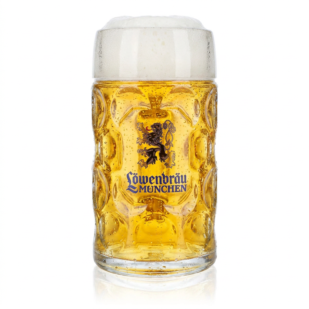Kufel do piwa Löwenbräu 1 l Kufle do piwa Kufel do piwa Złoty Lew