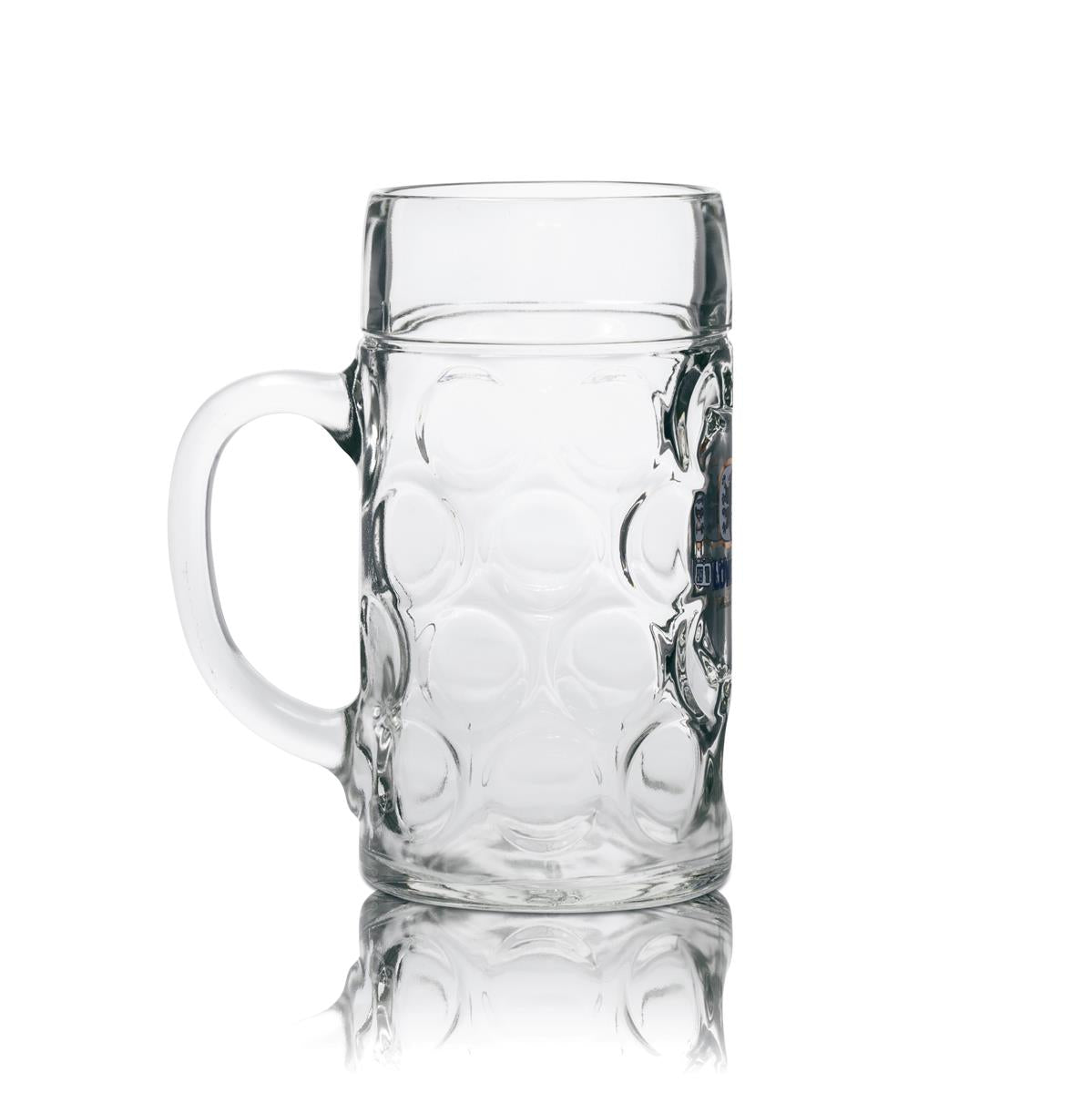 Kufel do piwa Löwenbräu szklanka do piwa 1 litr kufel Seidel szklanki browar Bawaria – Widok 2