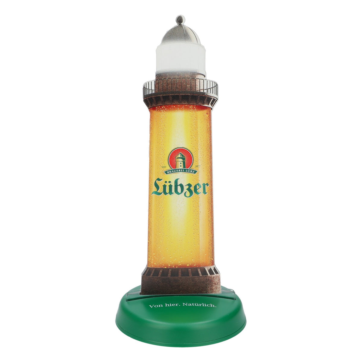 Lübzer Beer Table Display Beer XL Table Display Card Holder Lighthouse – Widok 2