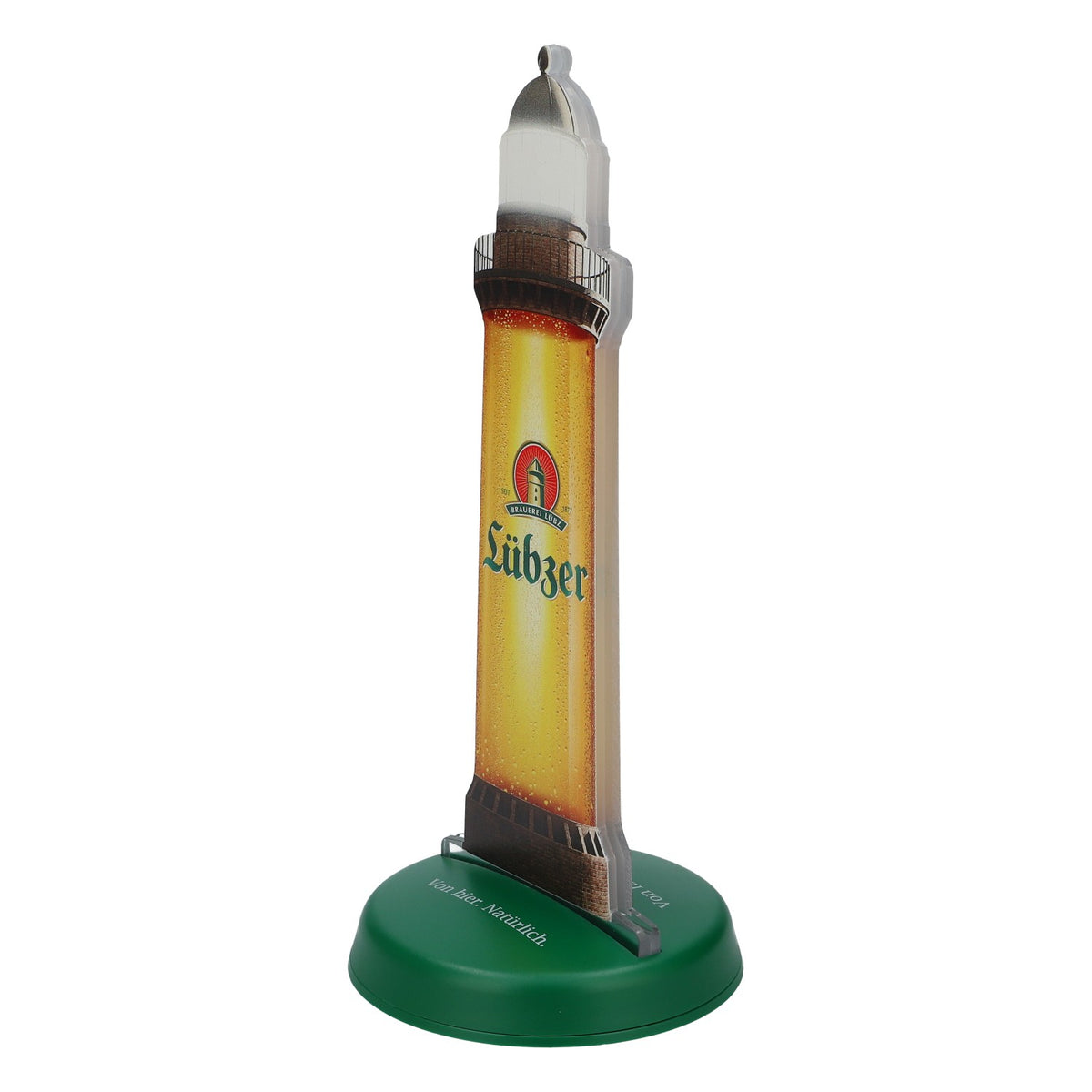 Lübzer Beer Table Display Beer XL Table Display Card Holder Lighthouse – Widok 3