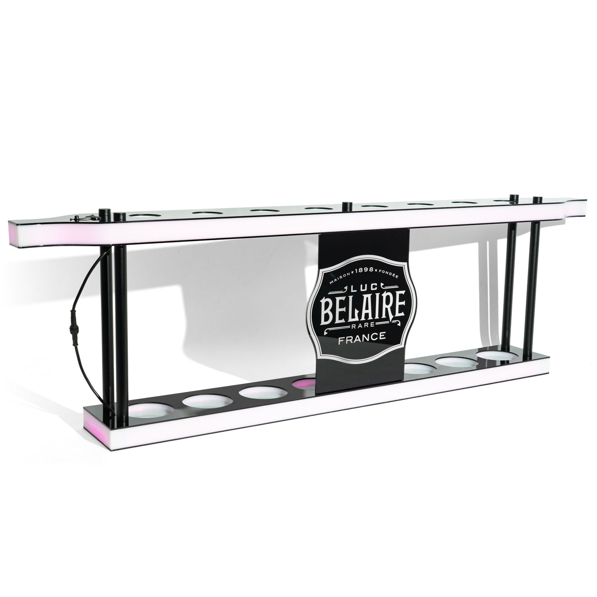 Luc Belaire Glorifier Luminated LED Dual Color 8 butelek Dwupoziomowa dekoracja – Widok 5