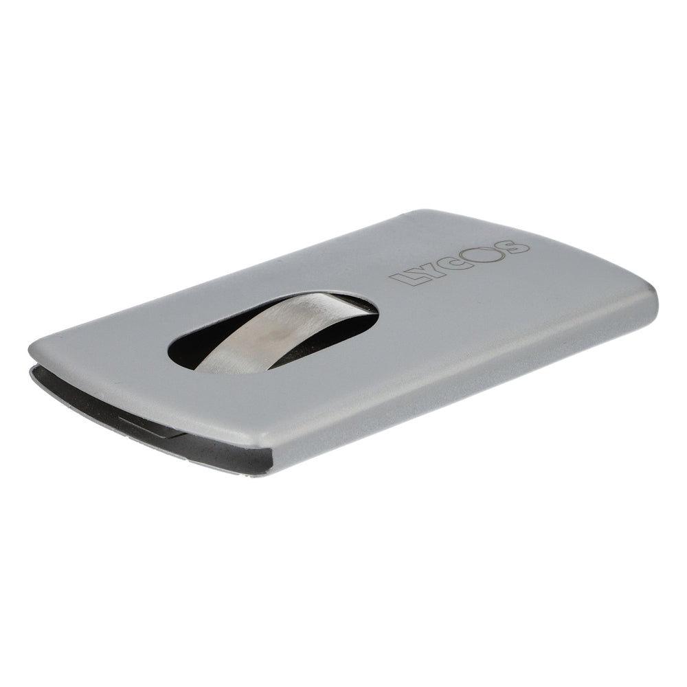 Lycos Dozownik wizytówek Karta kredytowa Metal Aluminium