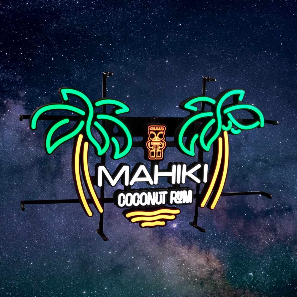 Mahiki neon LED neon wyspa palmowa ściemnialny wyświetlacz wewnętrzny