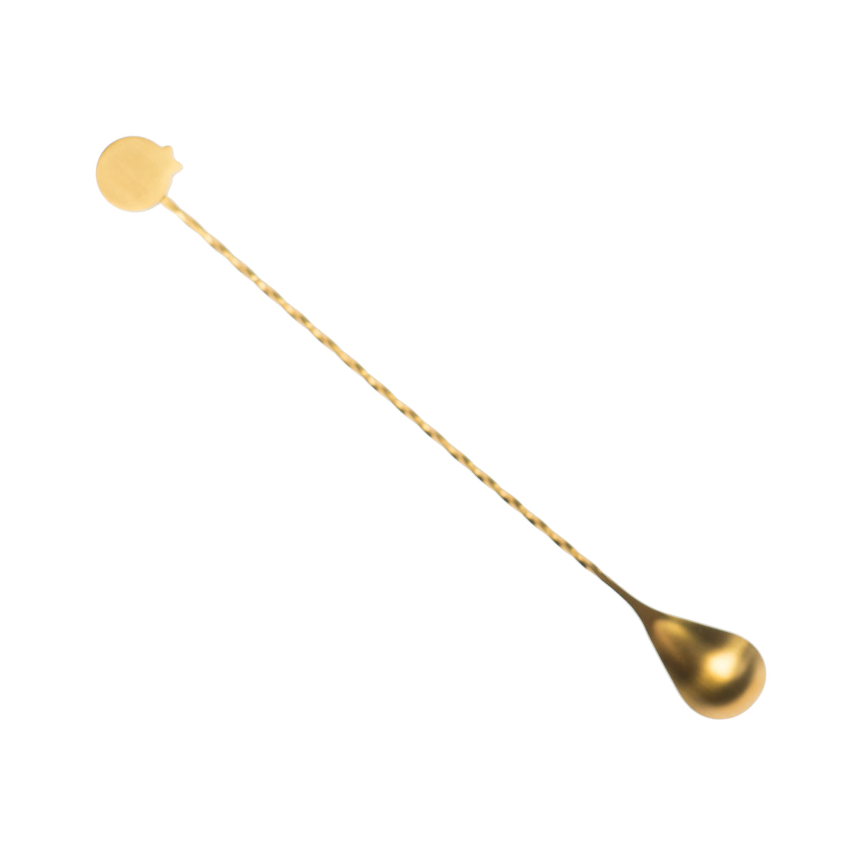 Łyżka barowa Maker's Mark Stirrer Łyżka do mieszania koktajli Gold toczona S IV – Widok 2