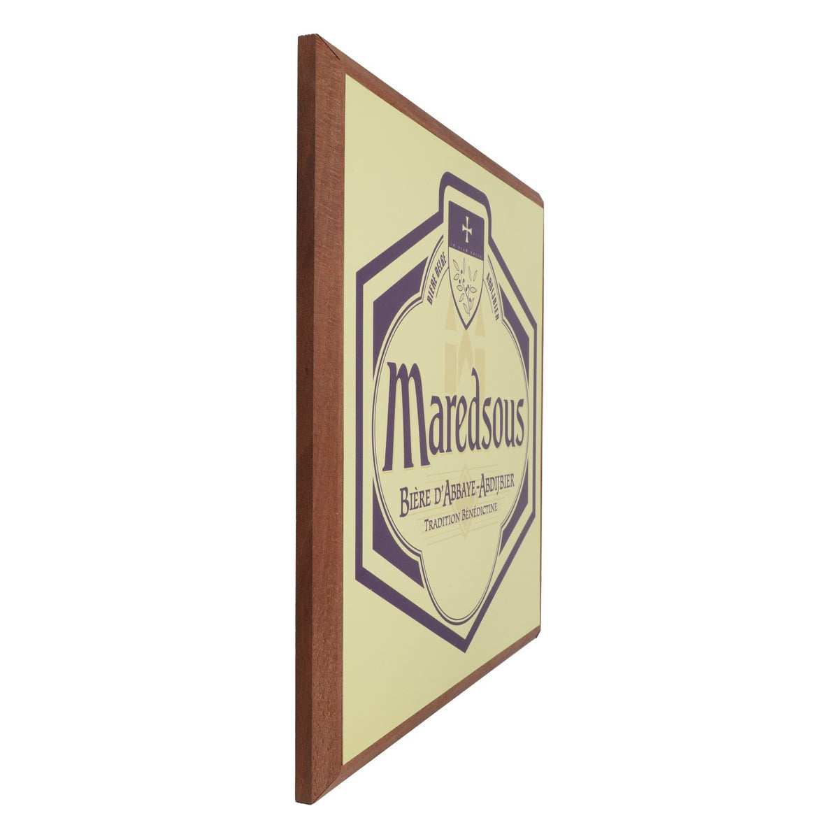 Maredsous Piwo Fototapeta Dekoracja ścienna Obraz Drewno  32,5 cm x 32,5 cm – Widok 2