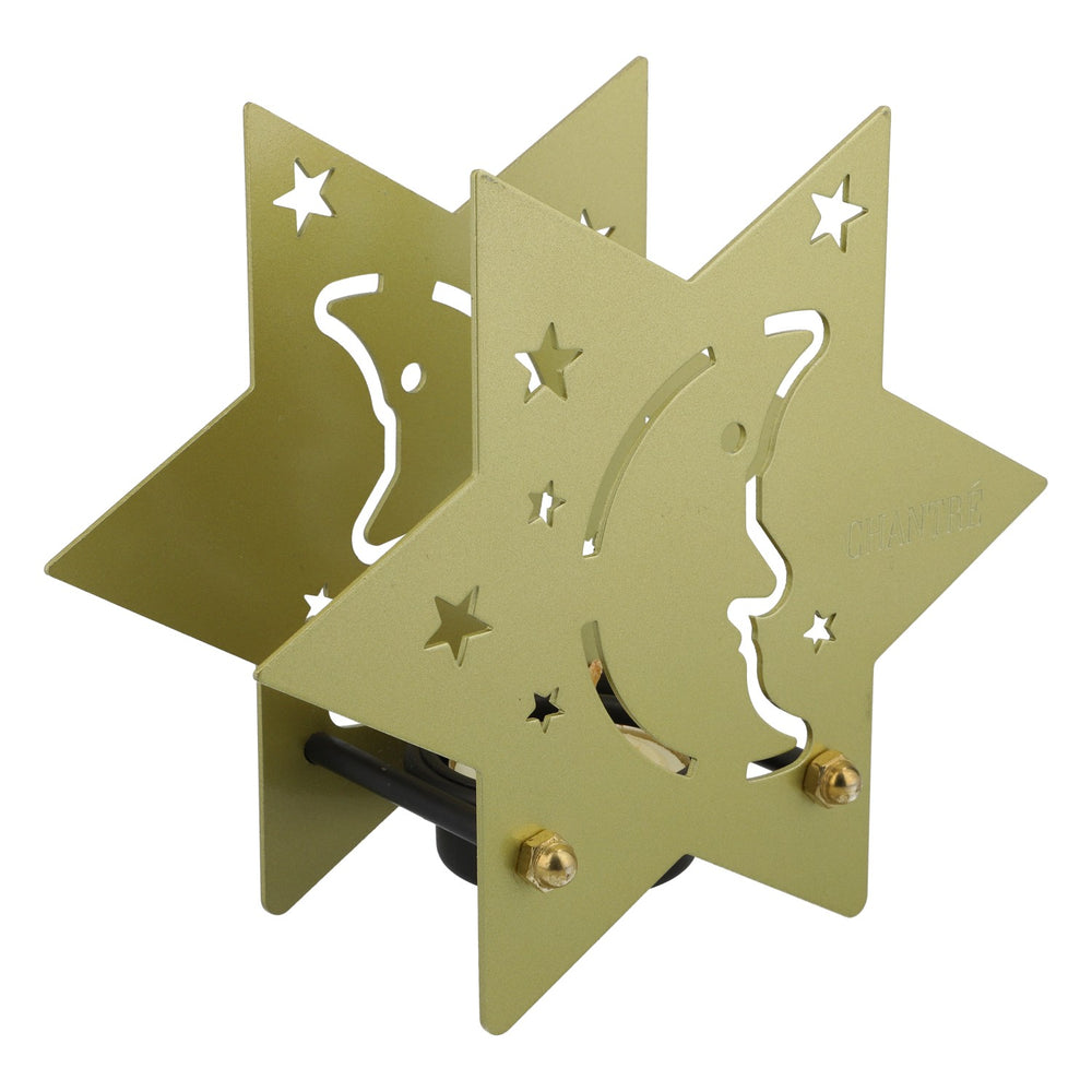 Mariacron Lampion na brandy 13x15 cm Lampka tarasowa Lampki gwiaździste złote