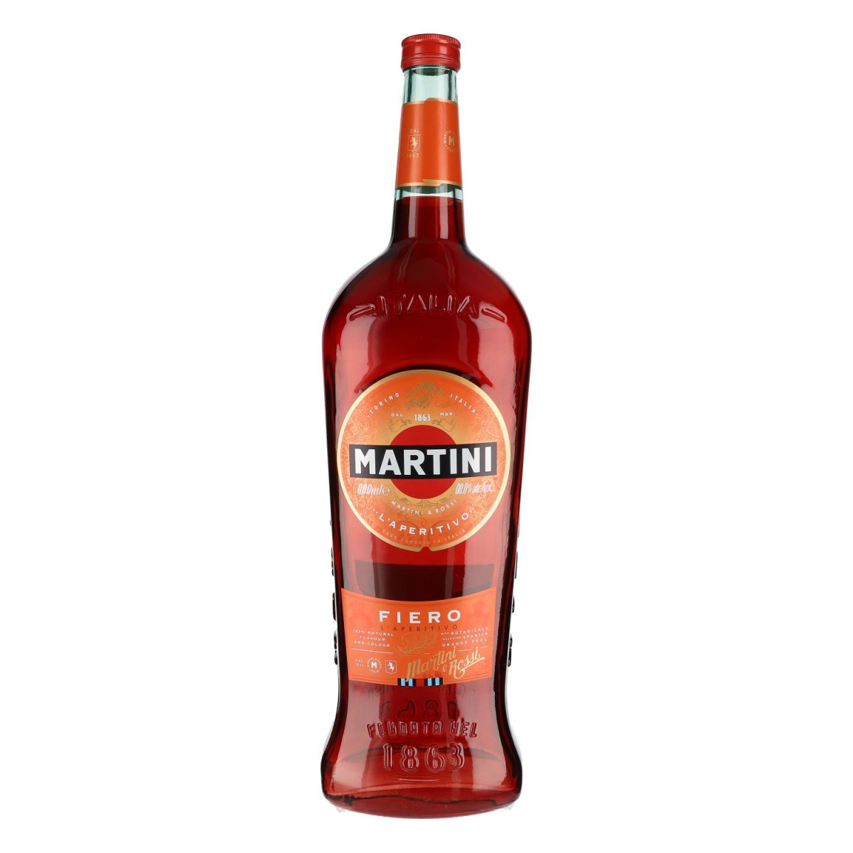 Martini butelka dekoracyjna butelka atrapy PUSTA 3 l butelka magnum dekoracja barowa