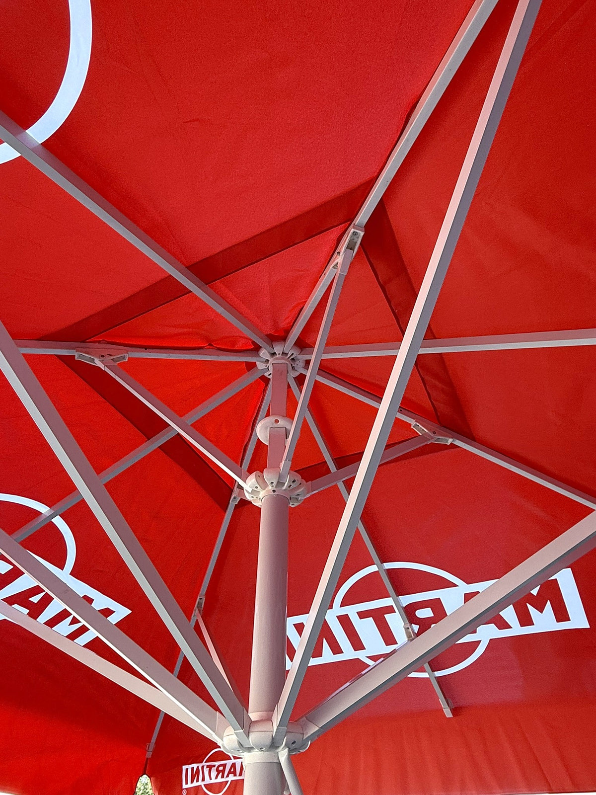 Parasol Martini 3x3 m – parasol do piwiarni, lokalu gastronomicznego i ogródka piwnego – Widok 2