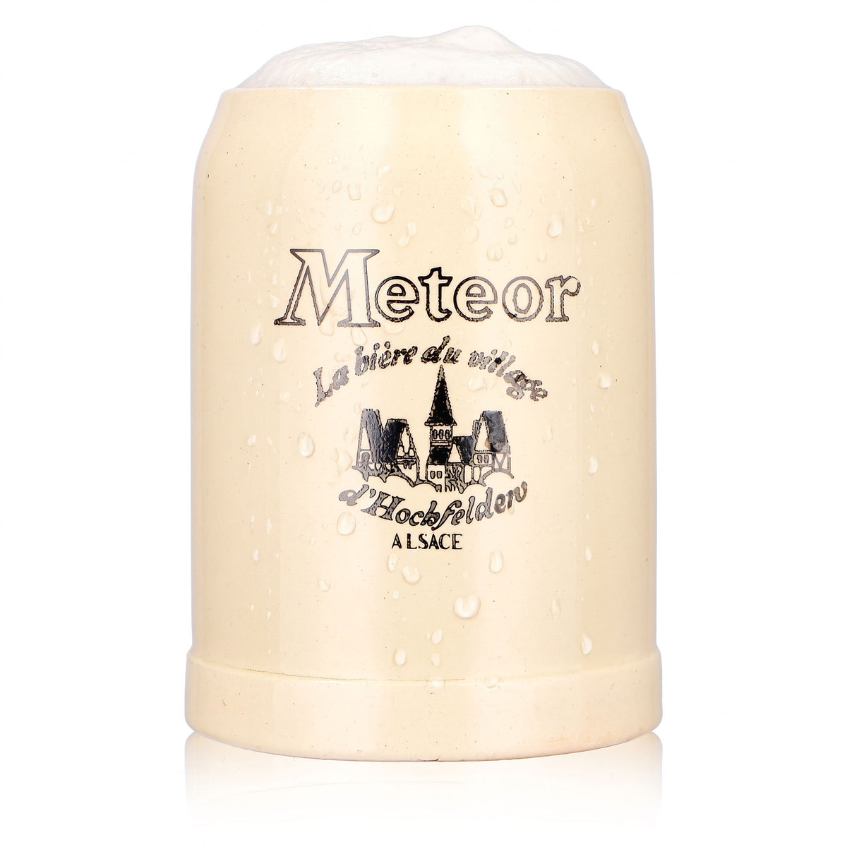 Szklanka do piwa Meteor 0,5 l, gliniany kufel, glina