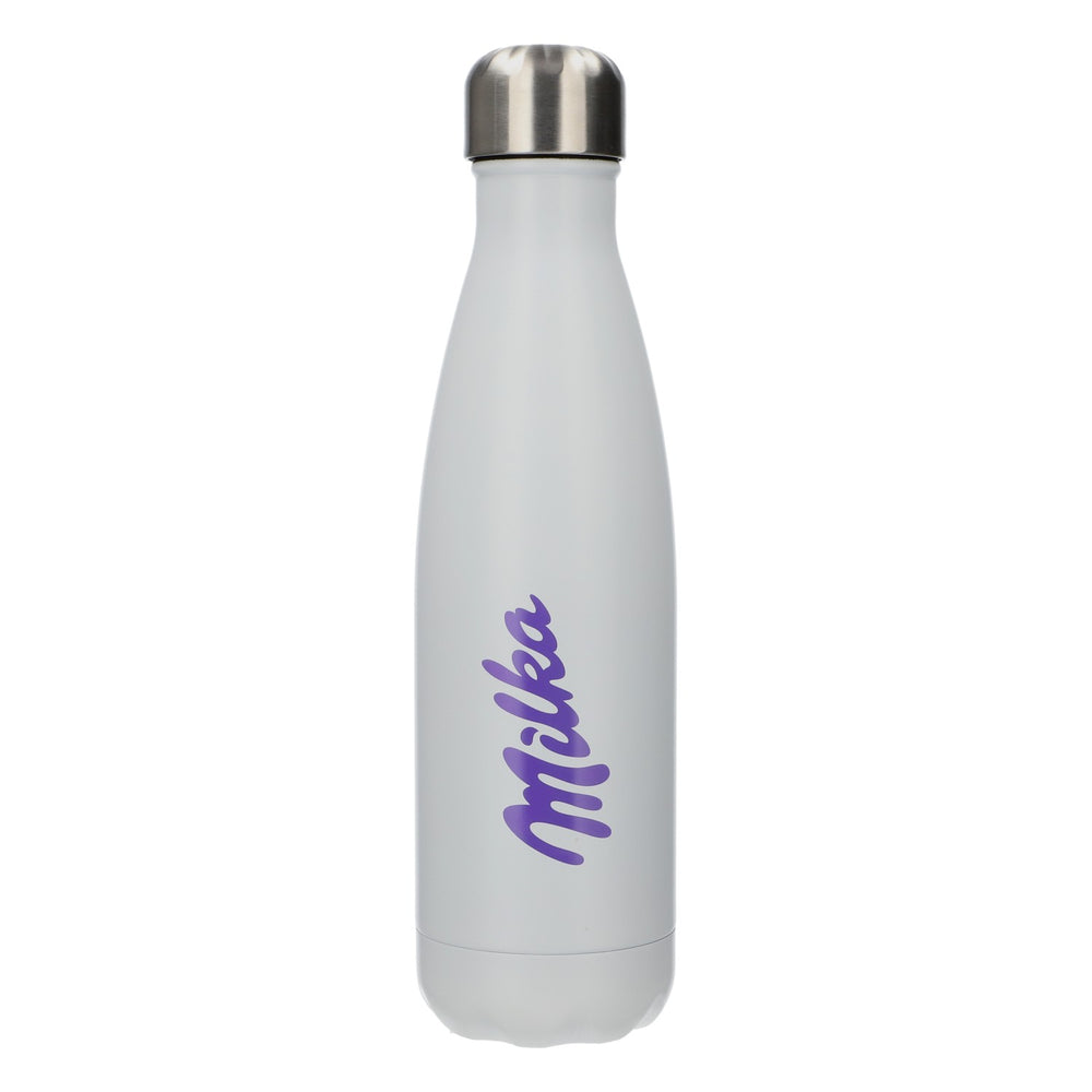 Butelka aluminiowa na napoje Milka Chocolate, butelka termiczna, butelka izolacyjna, ok. 0,5 l