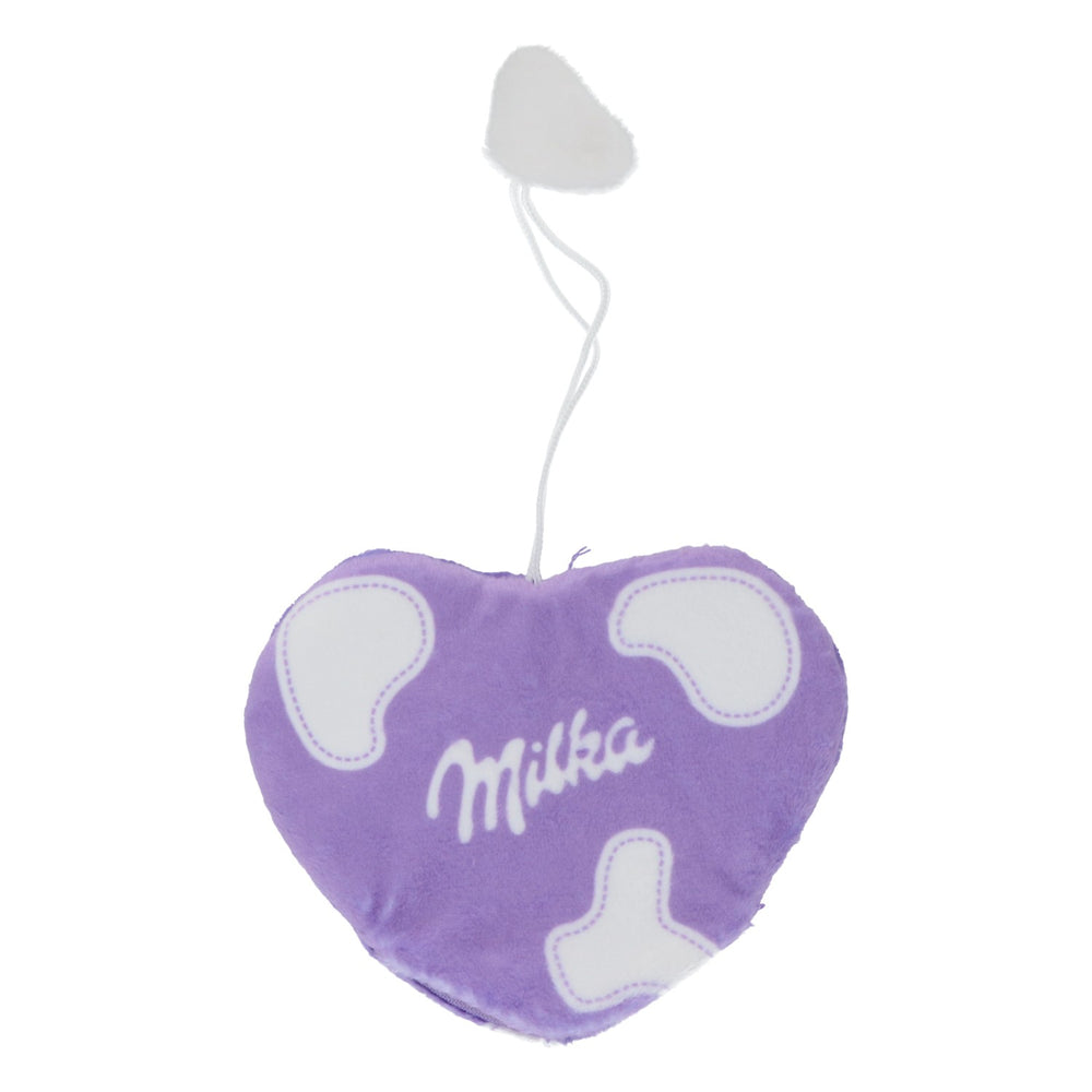 Brelok do kluczy Milka Czekolada Serce Tkanina Fioletowy