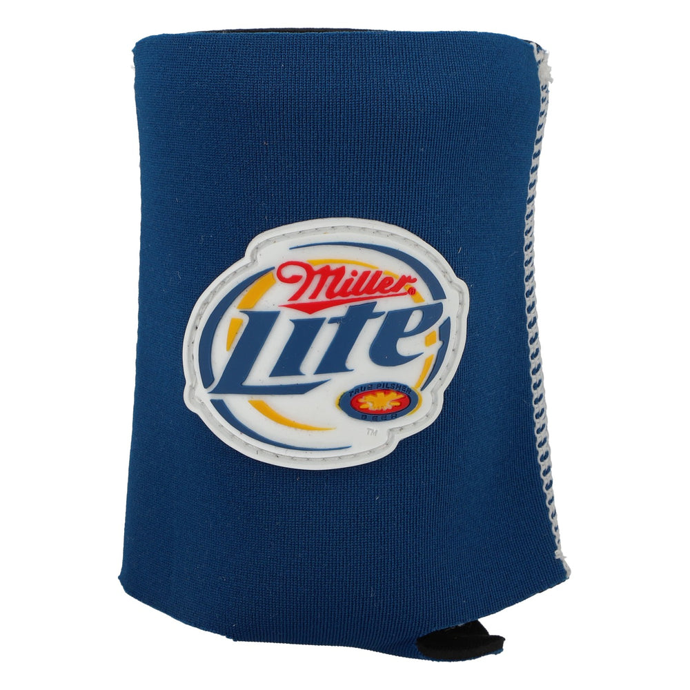 Chłodziarka do puszek Miller Lite – neoprenowy uchwyt na puszki piwa, niebieski, z oryginalnym logo