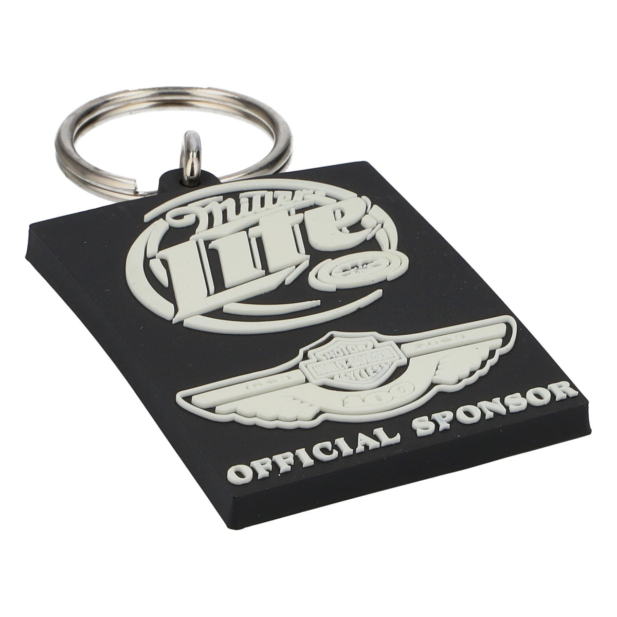 Brelok do kluczy Miller Lite Harley-Davidson z gumy – oficjalny sponsor