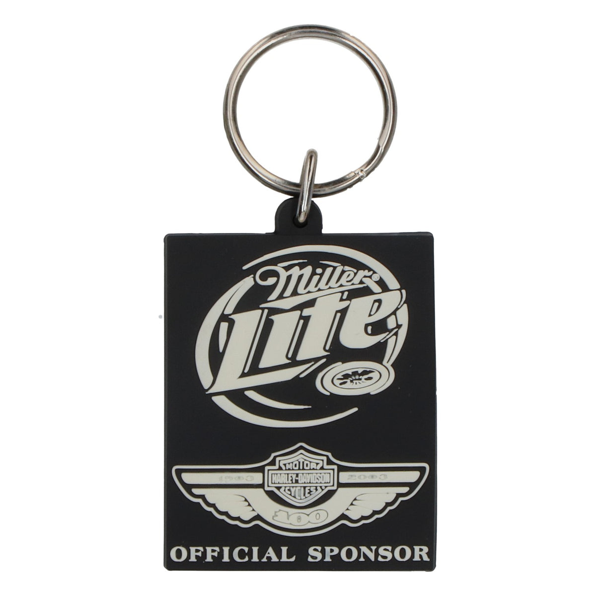 Brelok do kluczy Miller Lite Harley-Davidson z gumy – oficjalny sponsor – Widok 2