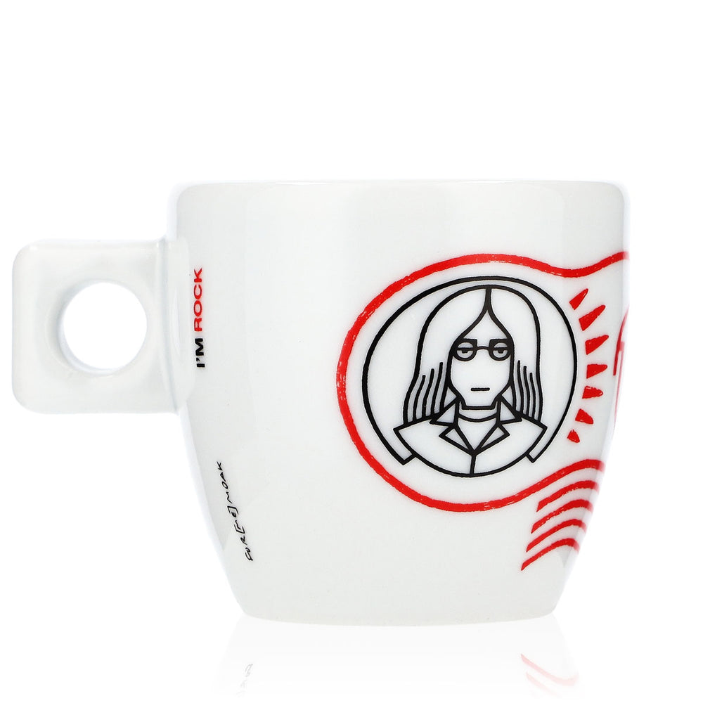 MOAK Filiżanka do kawy Filiżanka do espresso 50 ml Filiżanka z uchwytem Szklanka do kawy Szklanki Rock