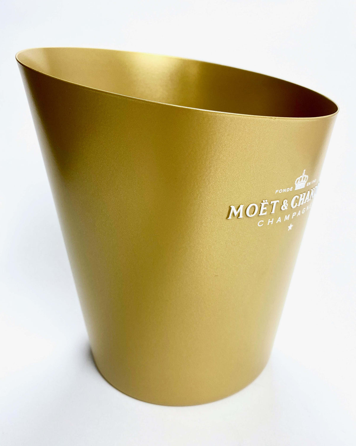Moet Chandon Schładzacz do szampana Pojemnik na kostki lodu Metalowy Złoty Pojedynczy – Widok 3