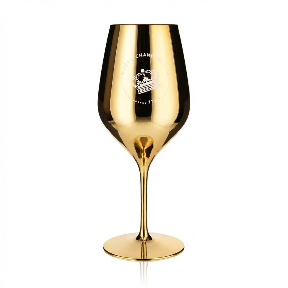 Kieliszek do szampana Moet Chandon 0,6 l Kieliszek do wina Prawdziwe szkło Złote nowe logo