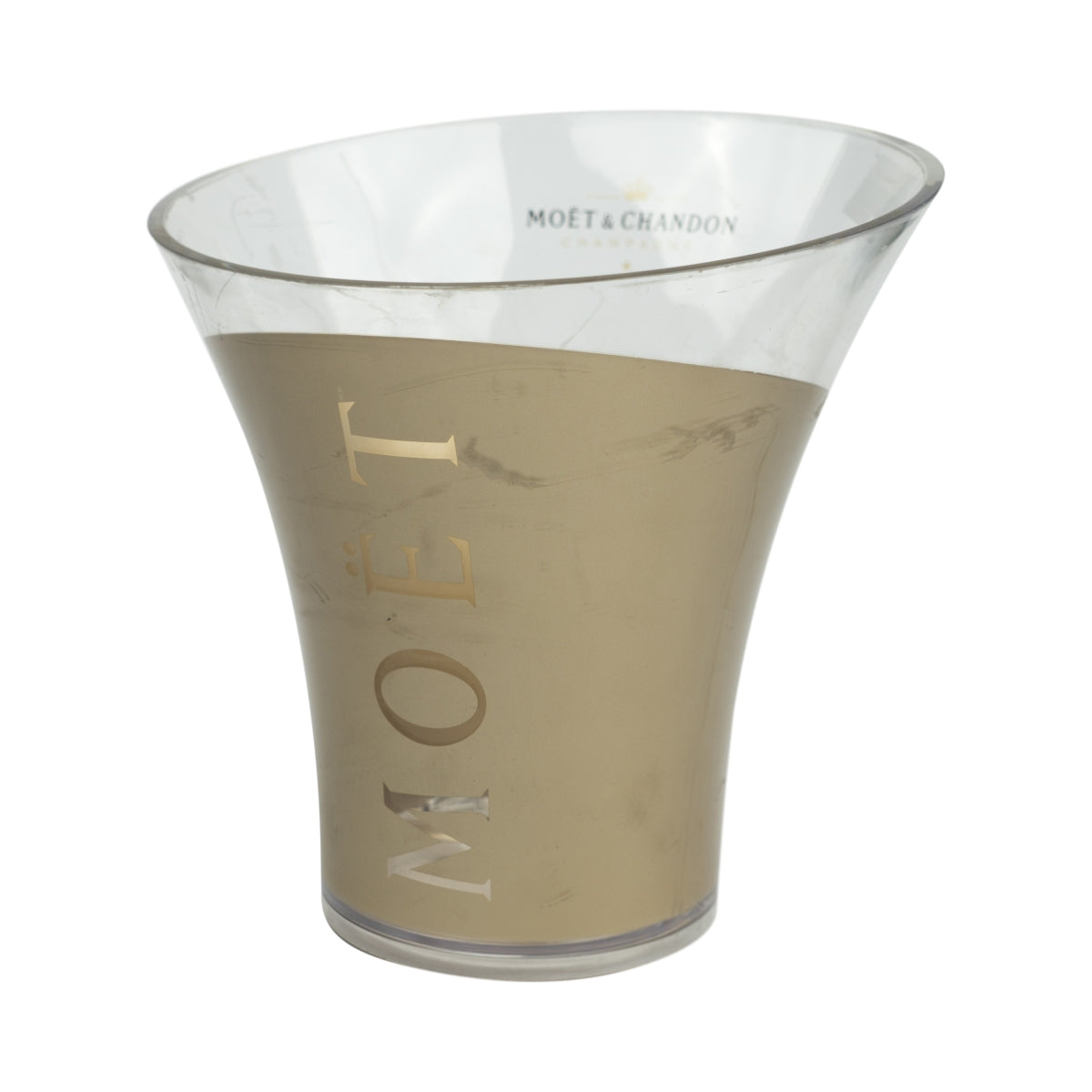 Moet Chandon Champagne Cooler Single Gold mocno zużyty pojemnik do lodów Butelki