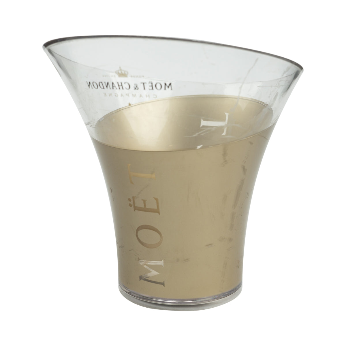 Moet Chandon Champagne Cooler Single Gold mocno zużyty pojemnik do lodów Butelki – Widok 2
