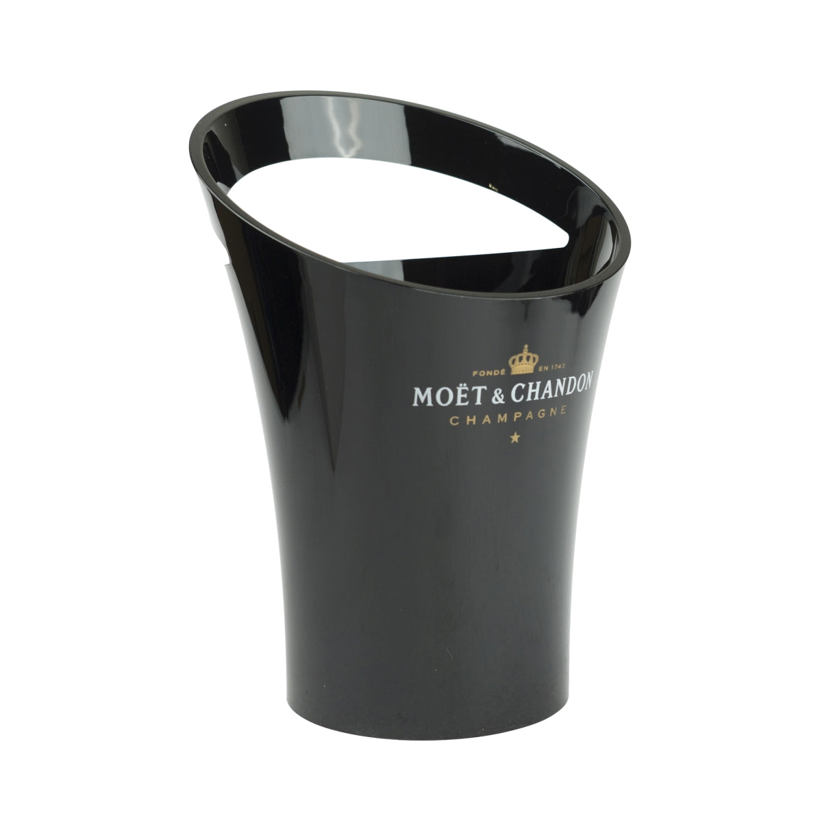 Moet Chandon Champagne Cooler Single Black Gold Ice Cube Bottle Box Bar