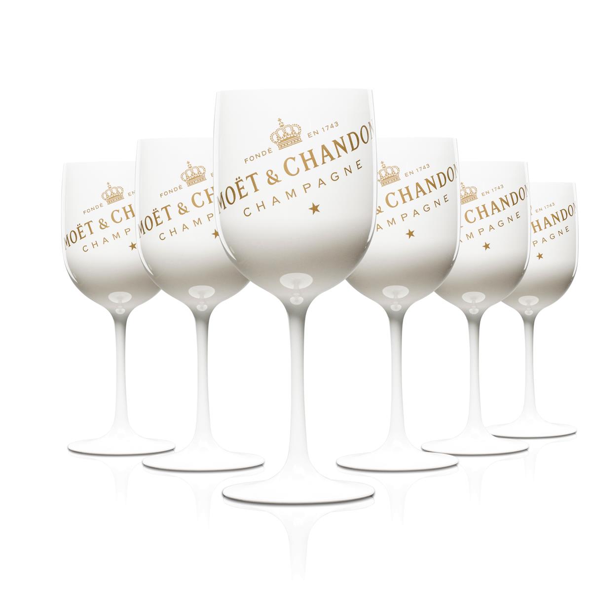 Moet Chandon szampan plastikowy kieliszek 0,4l akrylowy kieliszek do szampana Secco szampan bar – Widok 3