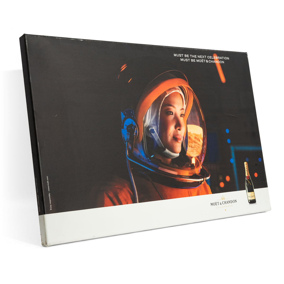 Moet Chandon Szampan Płótno Dekoracja ścienna 100x65 cm Astronauta – Widok 2