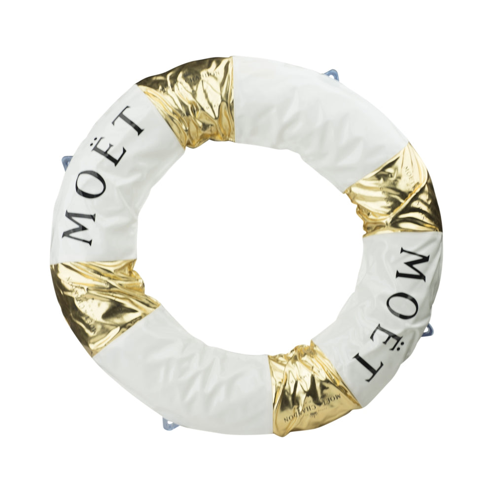 Moet & Chandon Champagne Lifebuoy Floating Bar Lifebuoy Ice Imperial