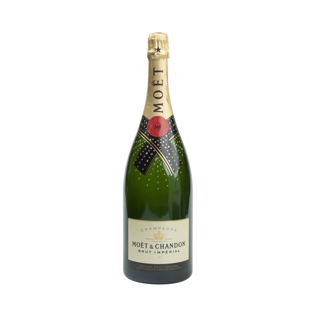 Moet Chandon Champagne Show Bottle EMPTY Swarovski 1,5L Magnum Display Decoration
