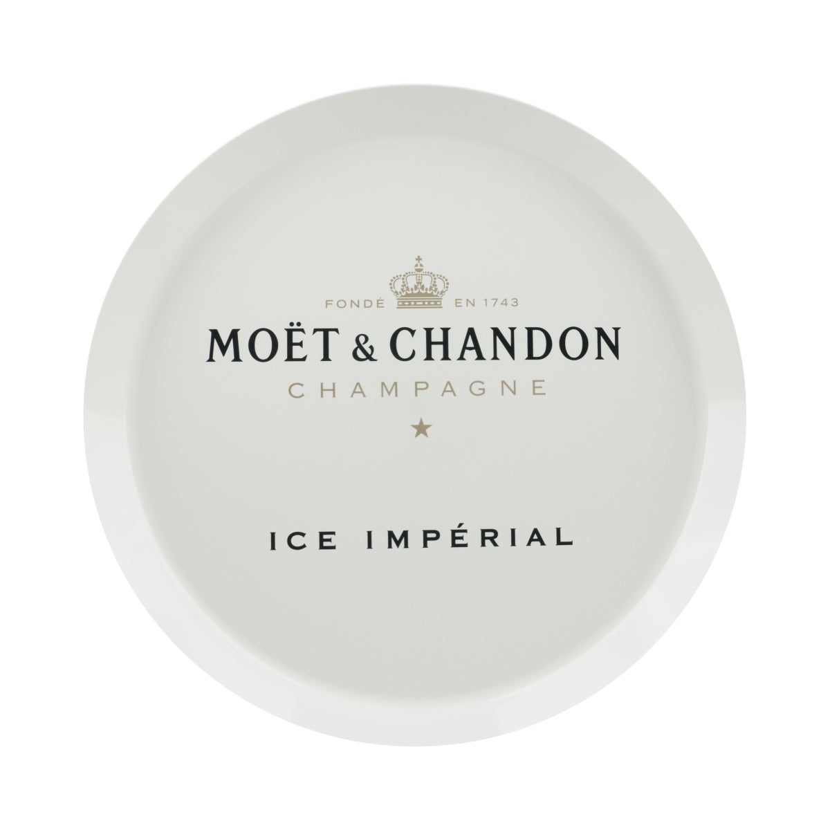 Moet Chandon Taca na lód Ø51cm Serwowanie Gastro Kelner Górny Bar Taca na piwo Servic