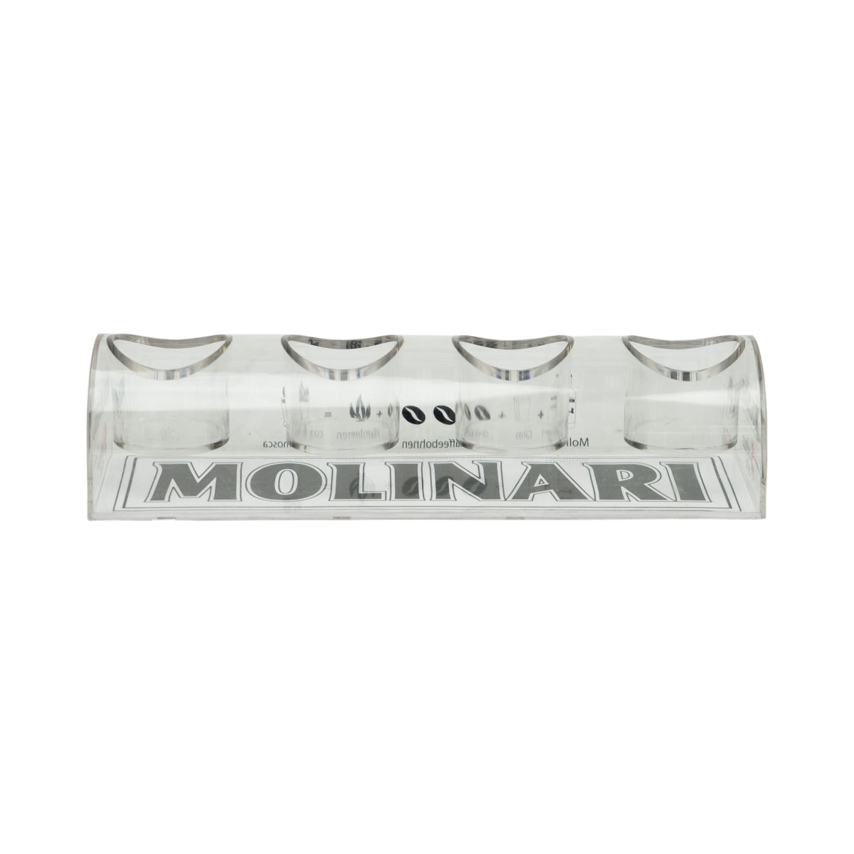 Molinari Extra Sambuca Taca 4 Szklanki Shot Schnapps Uchwyt Prezentacja Wyświetlacz – Widok 2