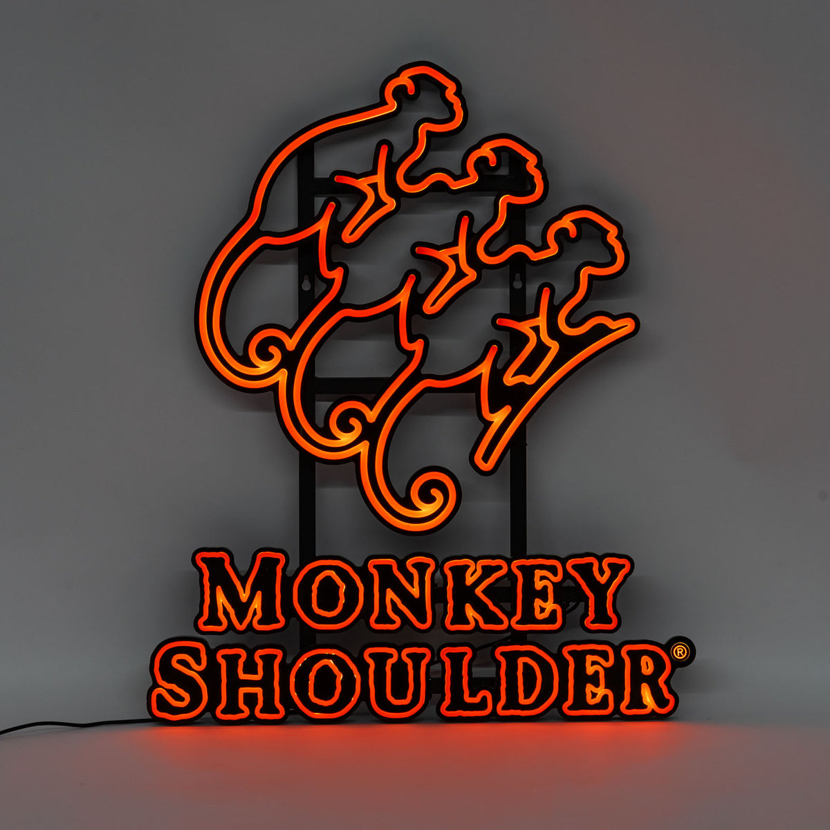Neonowa reklama whisky Monkey Shoulder, 60 x 50 cm, LED – Widok 2