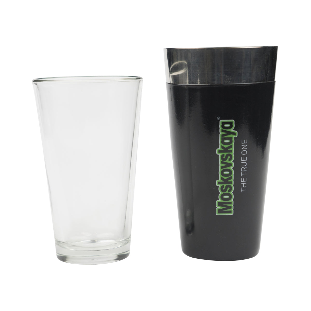 Moskovskaya Vodka Boston Shaker Glass Rubber Cocktail Longdrink Bar Mixer Gastro – Widok 2