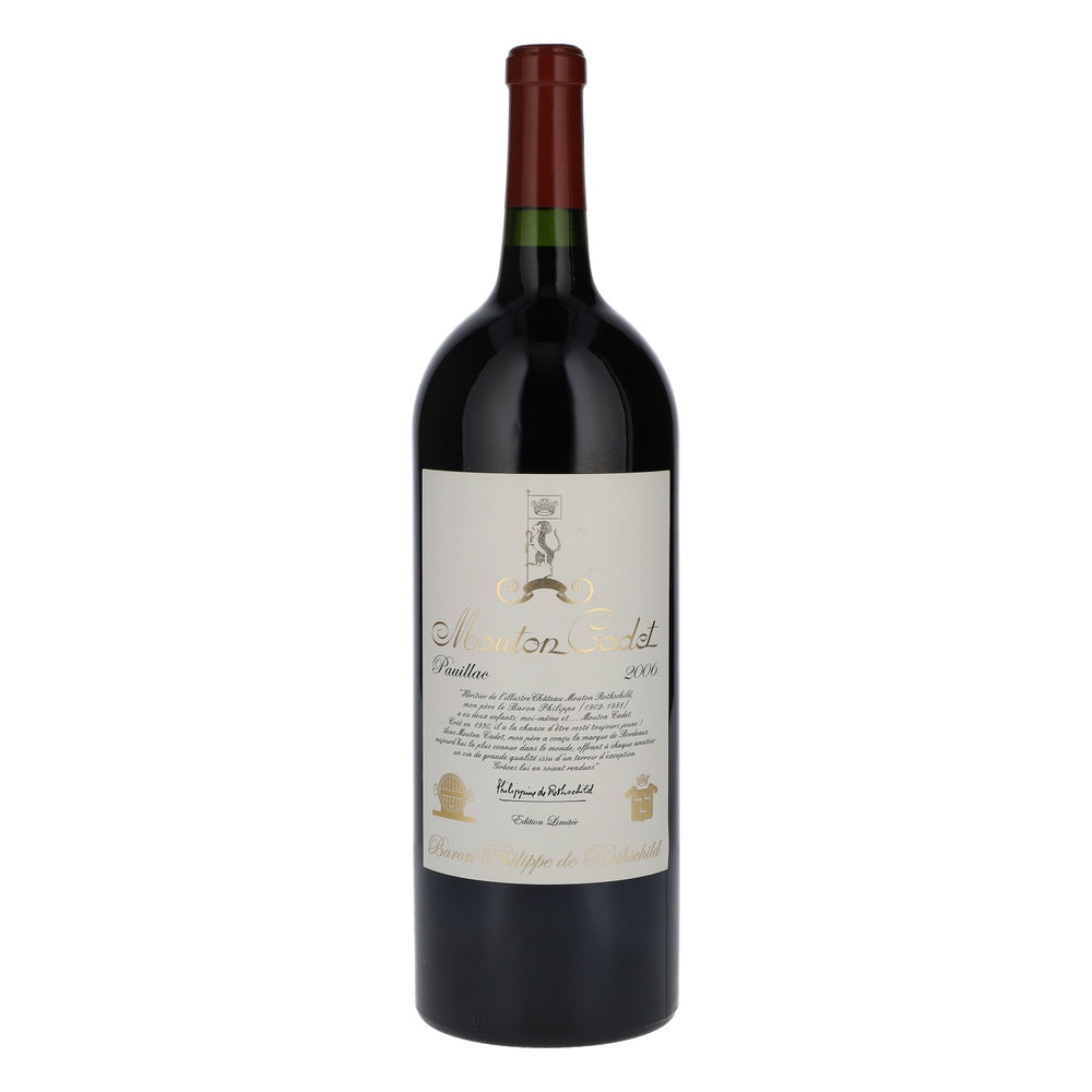 Butelka pokazowa wina Mouton Cadet 2 l Pauillac 2006 – butelka dekoracyjna