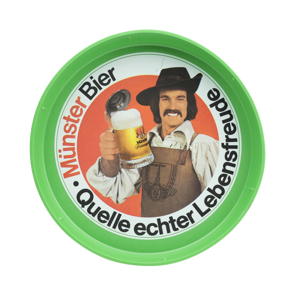 Taca na piwo Münster antypoślizgowa szklanki kelner catering taca do serwowania zielony bar