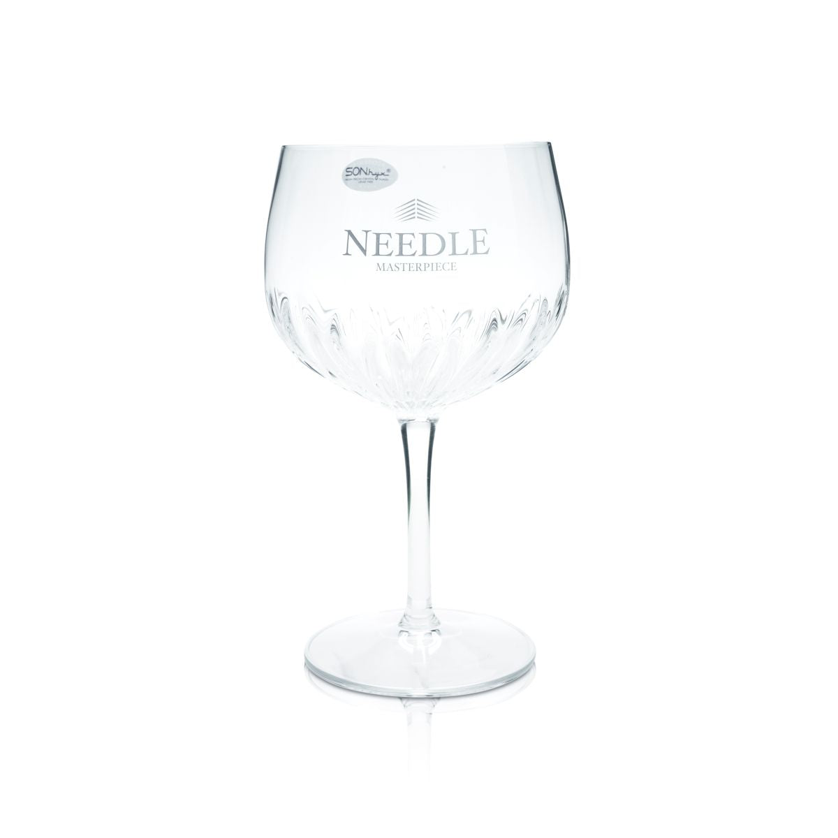 Kieliszek do ginu z igłą 0,8l Kieliszek do ginu z tonikiem Kieliszek do aperitifu z reliefowym konturem