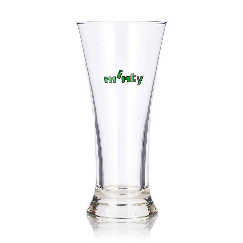 Szklanka do piwa „No Name” 0,2 l, pucharowa, w kolorze miętowym, do drinków typu long drink