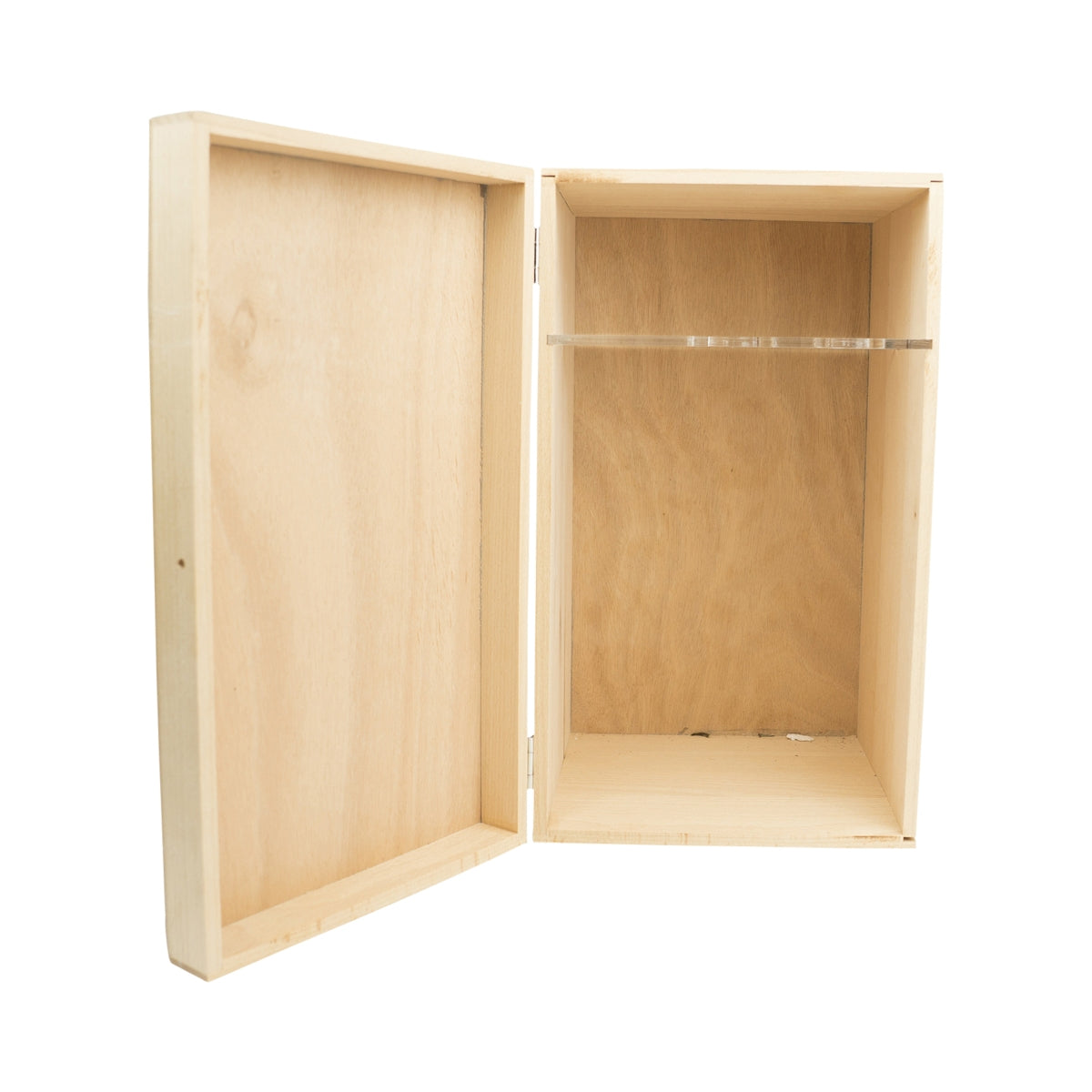Nonino Grappa Riserva drewniane pudełko naturalne 40x23x24cm pudełko dekoracyjne wystawa – Widok 3