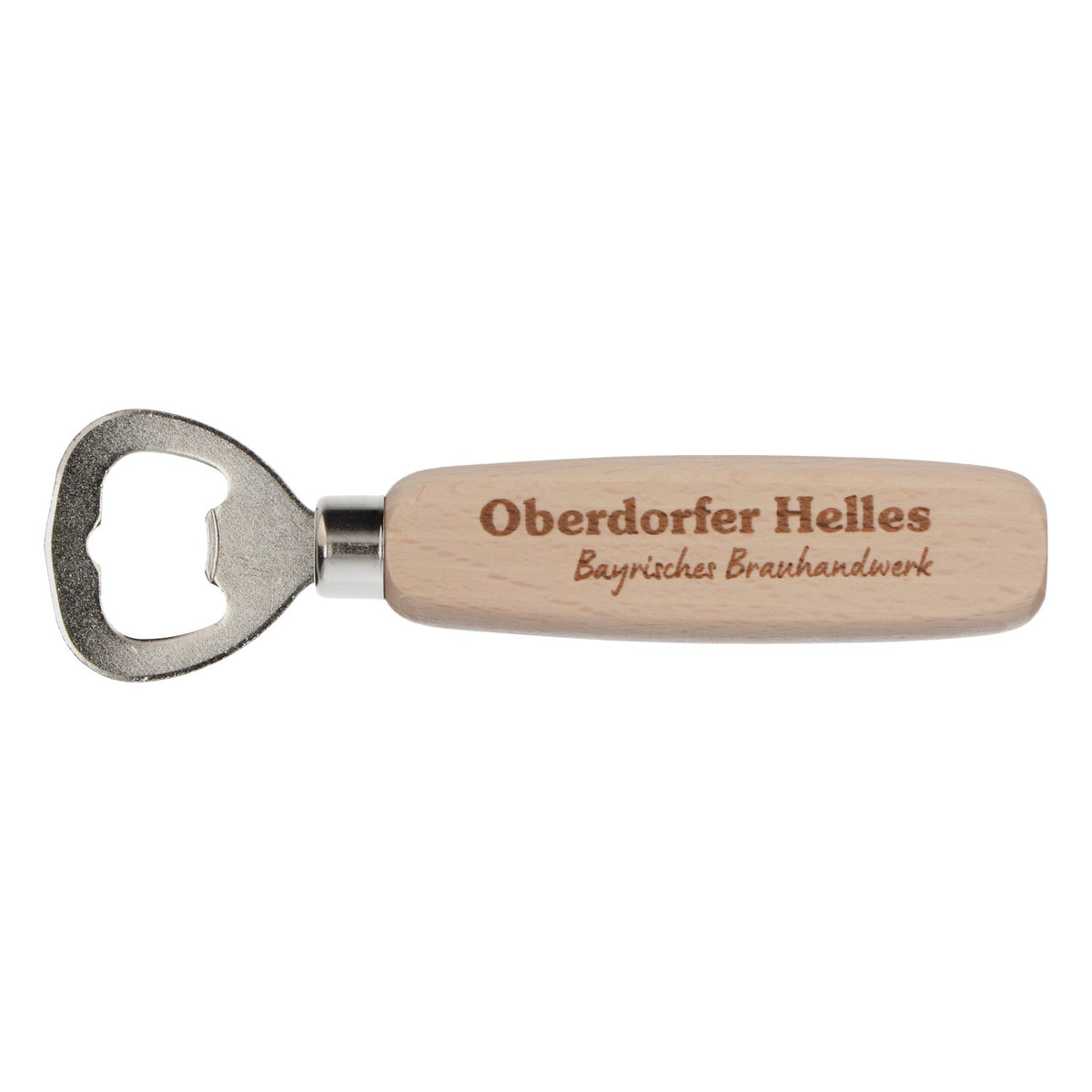 Oberdorfer Bier Retro Otwieracz do butelek Otwieracz do kapsli Drewniana rączka – Widok 2